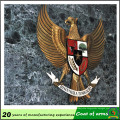 10 Years Experience Huahui Factory Customize Eagle Shape Metal Emblem